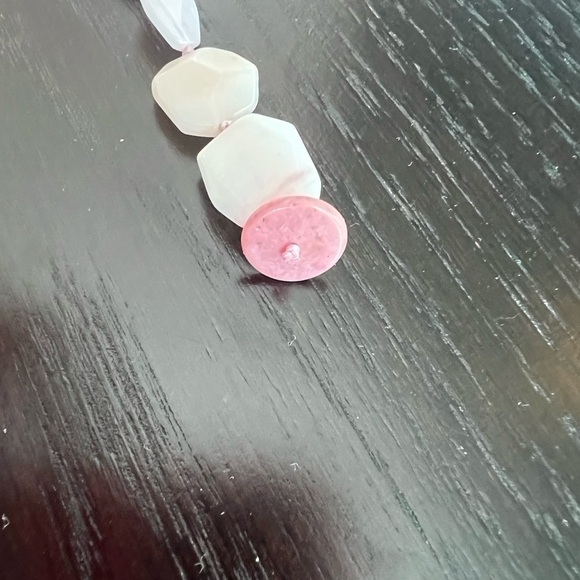 NWT Peyote Bird Free Spirit Rose Quartz Bracelet Button Loop Closure Leather - Picture 12 of 15